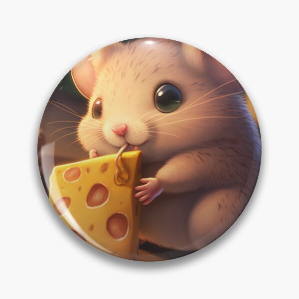 Artikelvorschau, Süße Maus, die Käse isst - entzückend animiert entworfen und verkauft von LinearDimension.