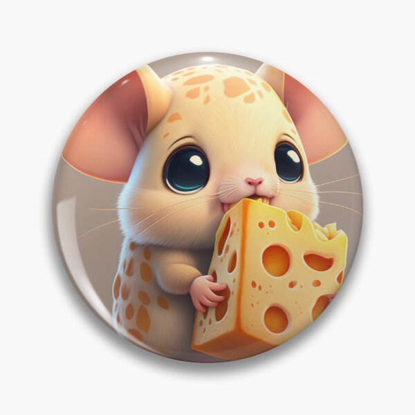 Artikelvorschau, Süße Maus, die Käse isst - entzückend animiert entworfen und verkauft von LinearDimension.