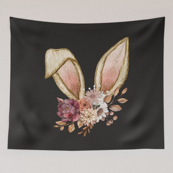 Item preview, Botanical Easter Bunny Floral Ears  designed and sold by Drnksuzys.