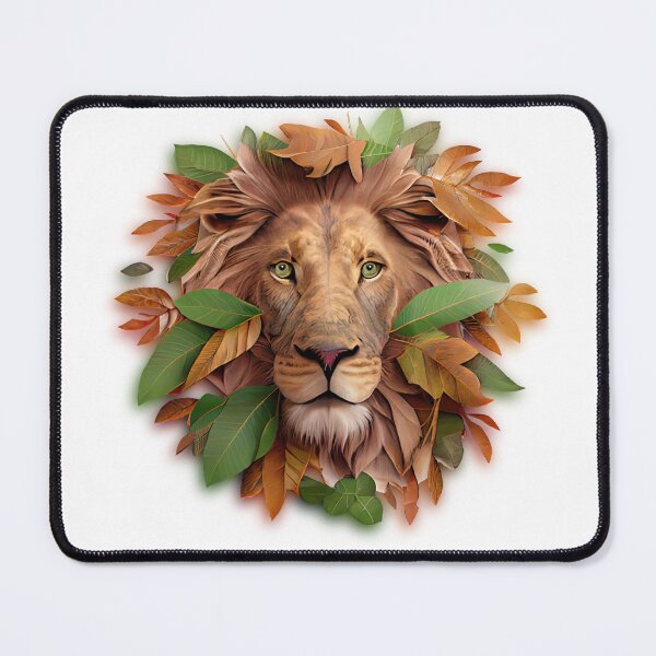 Item preview, Lion With a Leafy Mane designed and sold by PearBird.