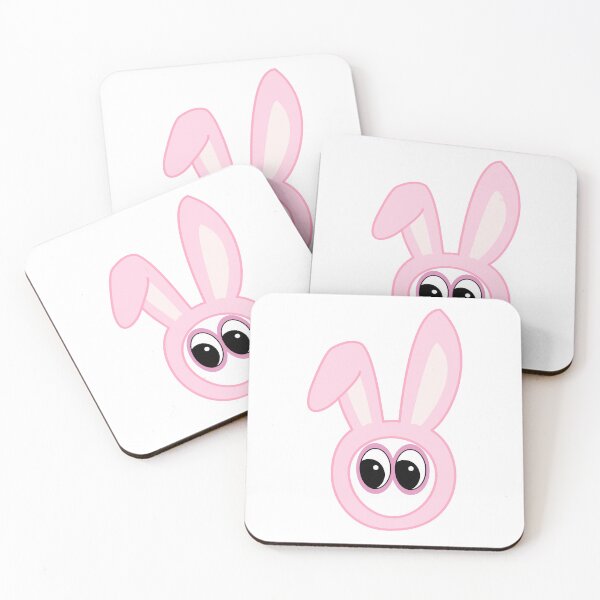 Item preview, Pink Easter Bunny Ears Big Google Eyes  designed and sold by Drnksuzys.