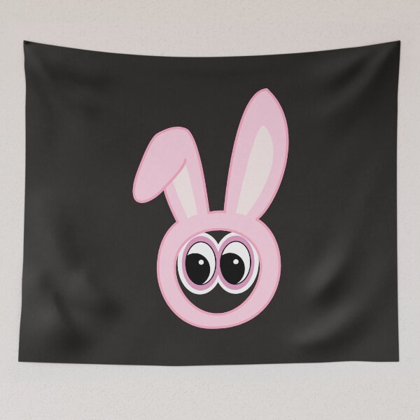 Item preview, Pink Easter Bunny Ears Big Google Eyes  designed and sold by Drnksuzys.