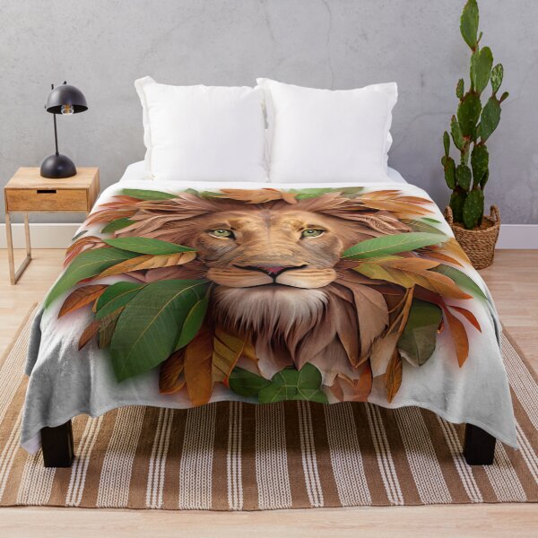 Item preview, Lion With a Leafy Mane designed and sold by PearBird.