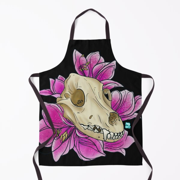 Item preview, Dog Skull and Rhododendron: Beautiful Decay designed and sold by Ivynightwind.