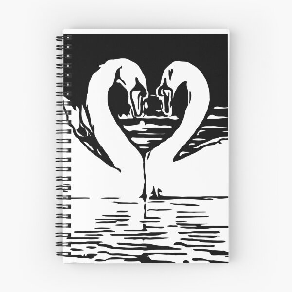Item preview, Swan Love birds designed and sold by OneUpArtDesigns.