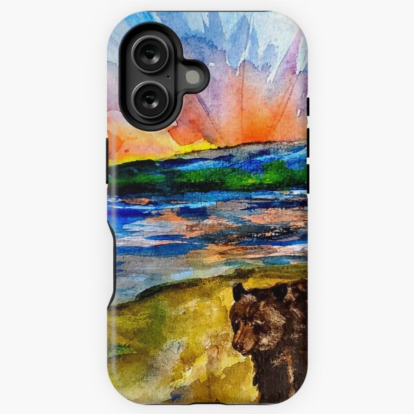Big Bear Lake .. Bear walking iPhone Tough Case