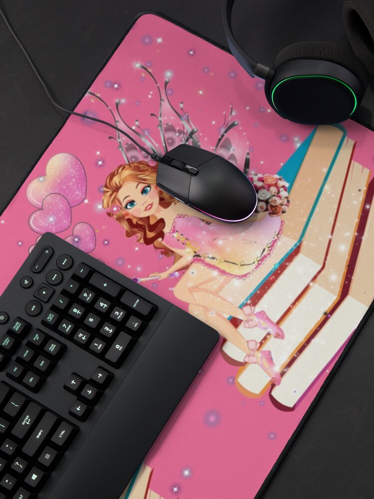 Thumbnail 4 of 5, Mouse Pad, Felicia's Valentine Romance Collection™ designed and sold by TeelieTurner.