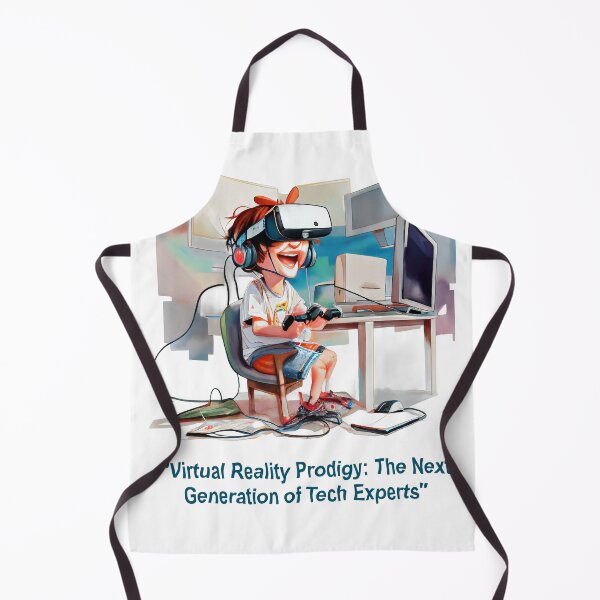 Item preview, "VR Visionary: T-Shirt for the Little Futurist" Cute virtual reality cartoons for gifts designed and sold by The Commitment.