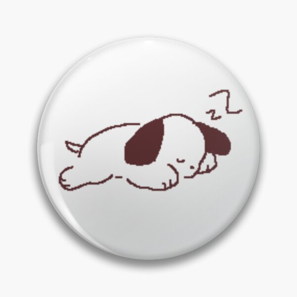 Item preview, Sleepy dog doodle cute core silly designed and sold by chompe.