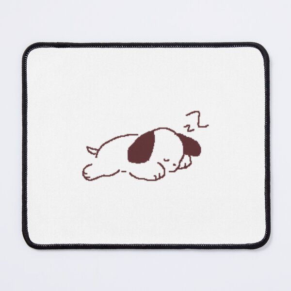 Item preview, Sleepy dog doodle cute core silly designed and sold by chompe.