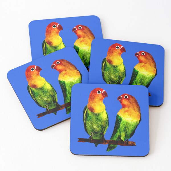 Item preview, Painted Love Birds designed and sold by TheCatmeow2000.