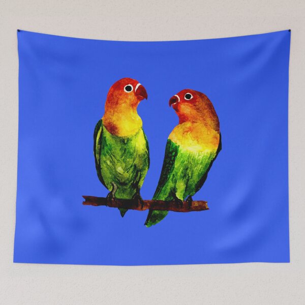 Item preview, Painted Love Birds designed and sold by TheCatmeow2000.