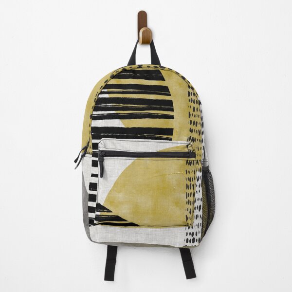 Item preview, Modern Circles- Gold /Black/Gray on light gray designed and sold by JAFStudio.