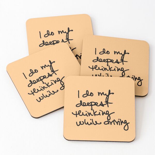 Item preview, Deep thinking in the car designed and sold by FinapplePudding.