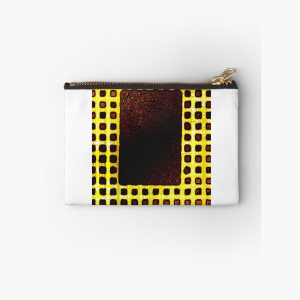 Item preview, Yellow Red Leather Polka Squares Illusion Design designed and sold by PPPimp.