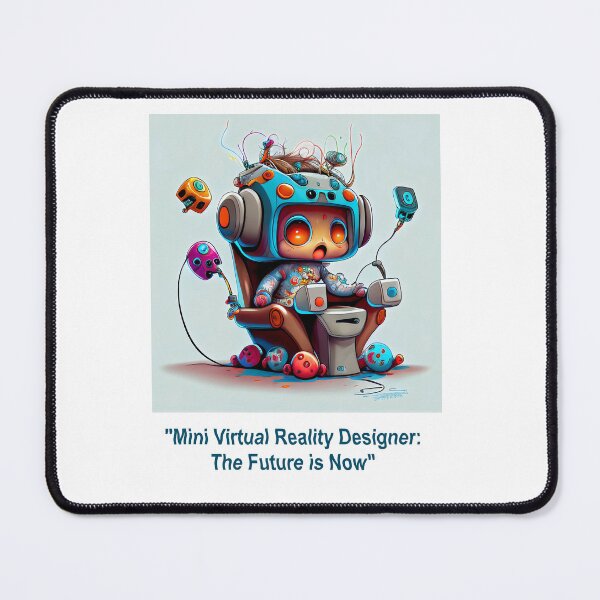 Item preview, "VR Prodigy: T-Shirt for the Next Generation of Tech Innovators" Virtual reality cute cartoon for gifts designed and sold by The Commitment.