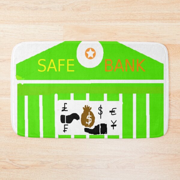 Item preview, Green Safe Banking Illustration designed and sold by 3triadstore.