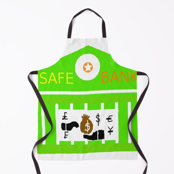 Item preview, Green Safe Banking Illustration designed and sold by 3triadstore.