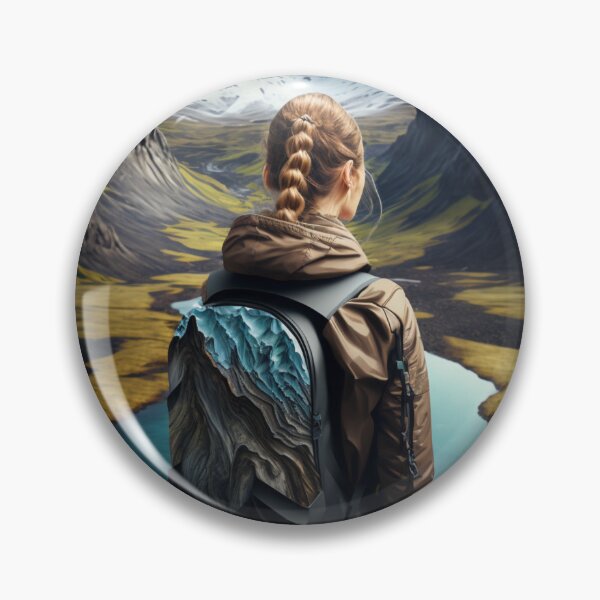 Item preview, girl in the mountains designed and sold by MickRavenV2.