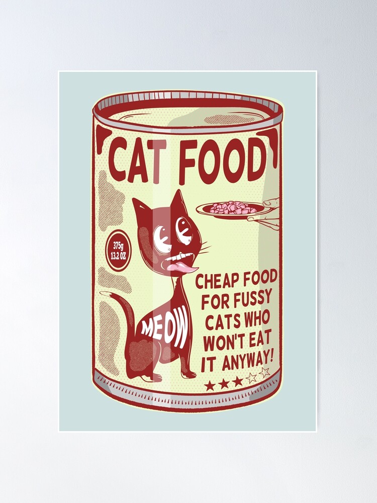 Fuzzy Wuzzy Brand Cat Food Poster Print by Retrolabel - Item # VARPDX376098  - Posterazzi
