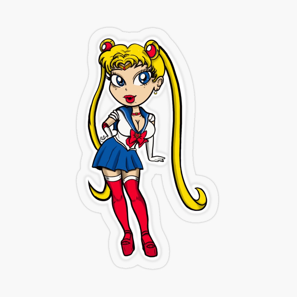 Imán for Sale con la obra «Sailor moon Bratz estilo grandes tetas lindos  zapatos» de Shay Z | Redbubble