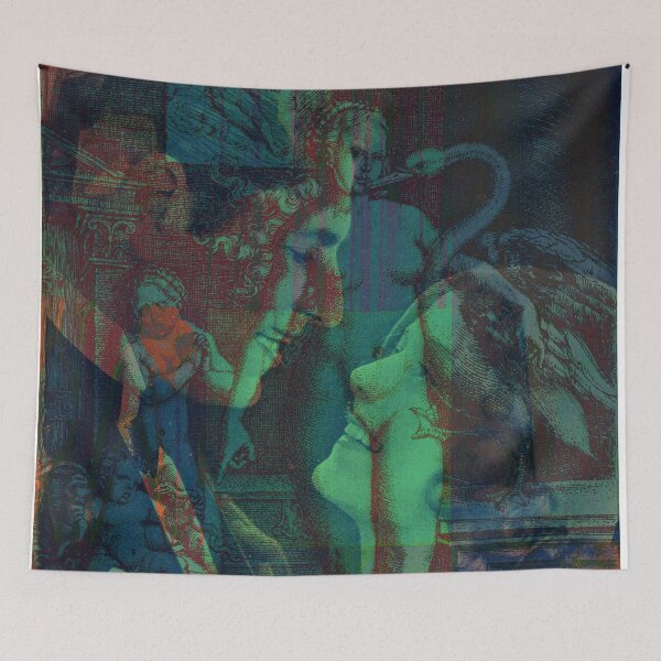 Item preview, "Swan Song" Digital Collage Art designed and sold by Raven’s Wing Studio.