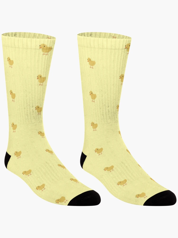 Aperçu 3 sur 5. Chaussettes avec l'œuvre canard créée et vendue par RaspberryPunch.