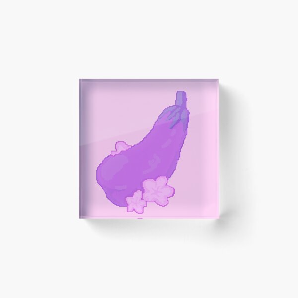 Item preview, Eggplant Kawaii designed and sold by Paintingpixel.