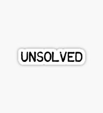 unsolved Sticker