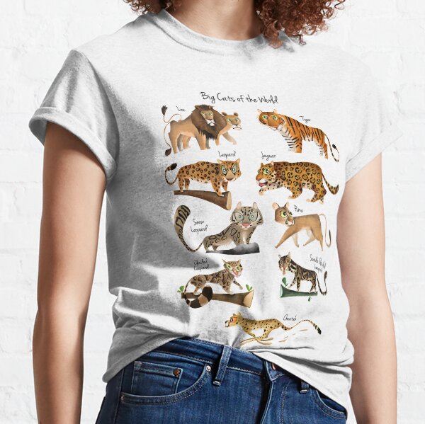 Big cats of the World Classic T-Shirt