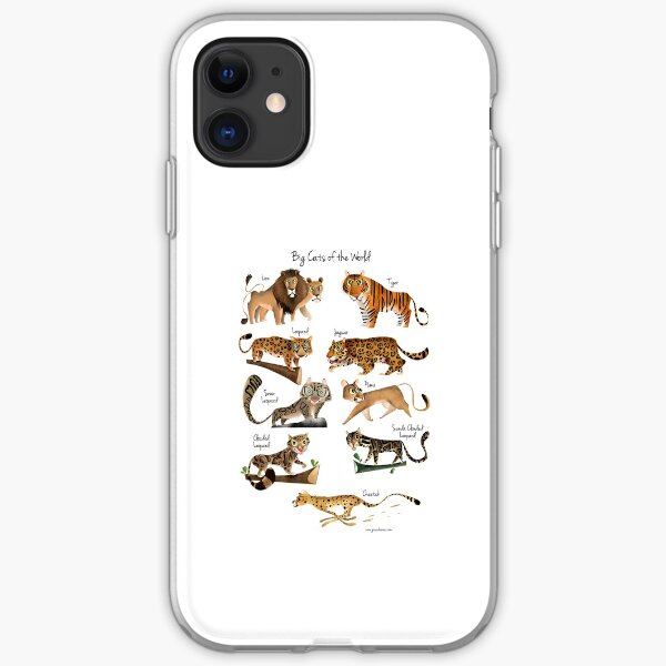 Big cats of the World iPhone Soft Case