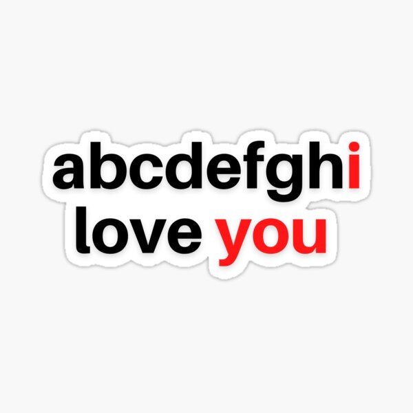 Abcdefg Hi Stickers for Sale