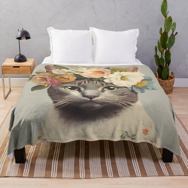 Item preview, Cat and flower collage 10 designed and sold by EmilyDayDreams.