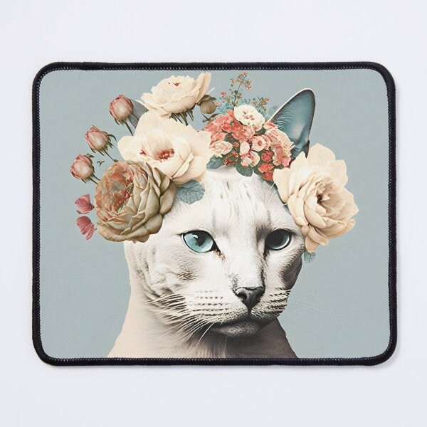 Item preview, Cat and flower collage 11 designed and sold by EmilyDayDreams.