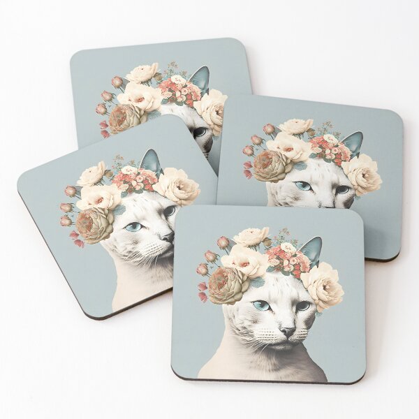 Item preview, Cat and flower collage 11 designed and sold by EmilyDayDreams.