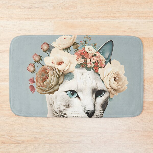 Item preview, Cat and flower collage 11 designed and sold by EmilyDayDreams.
