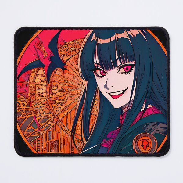 Item preview, Vintage anime girl vampire retro design black and red designed and sold by Tuvala.