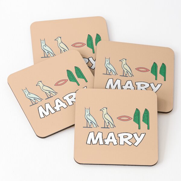 Artikelvorschau, MARY – amerikanische Namen in Hieroglyphenbuchstaben – MARY, Name in einem pharaonischen Khartouch – hieroglyphische pharaonische Namen entworfen und verkauft von Quotesgallery.