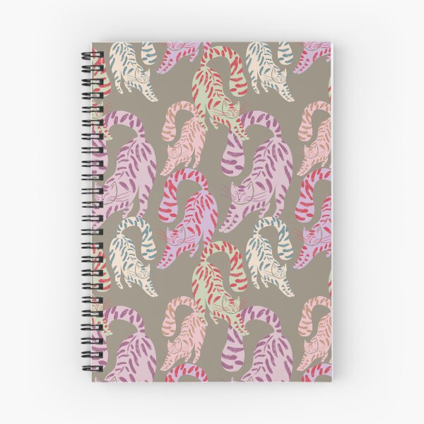 Item preview, Colorful Retro Tigers Pattern In Muted Colors Muted Green designed and sold by scorpiolane.