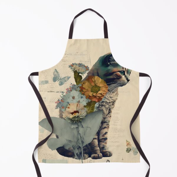 Item preview, Cat and flower collage 13 designed and sold by EmilyDayDreams.