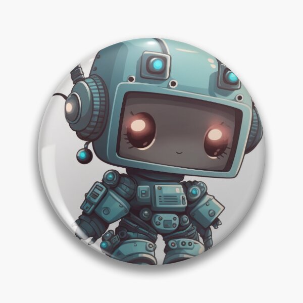 Item preview, Animated Cute Robot with Hearts designed and sold by LinearDimension.