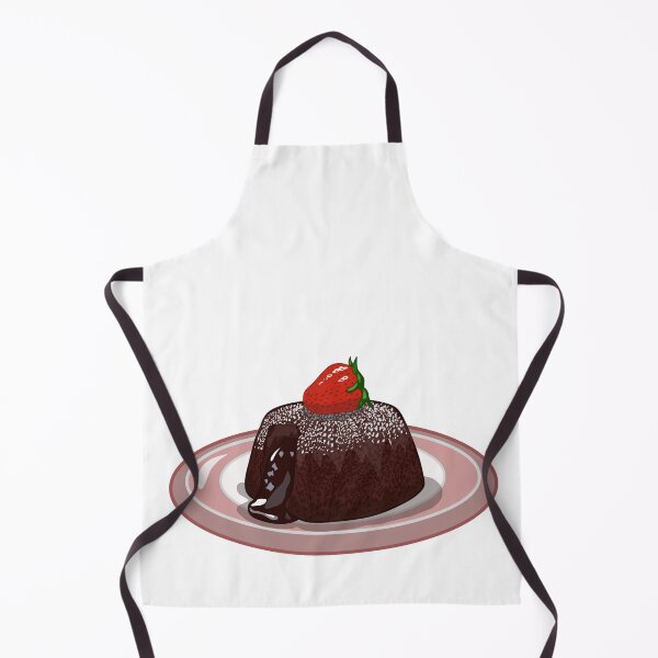 Item preview, Chocolate lava cake cartoon illustration designed and sold by Misscartoon.