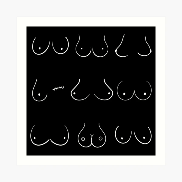 Boobs, Tits, Breasts | Art Print