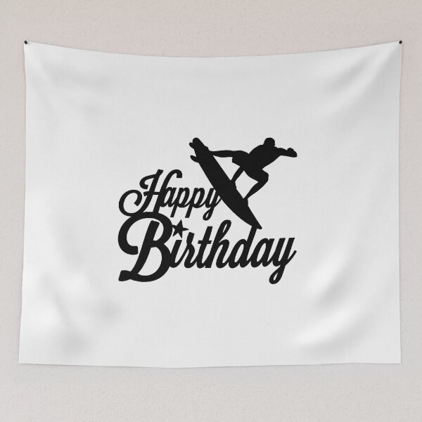 Item preview, Birthday T-Shirt, Happy Birthday T-shirt, surfing board theme, Birthday Gift, Design for Man and Ladies ,Boy and Girl ,Classic T-Shirt Gift designed and sold by sixday 7day.