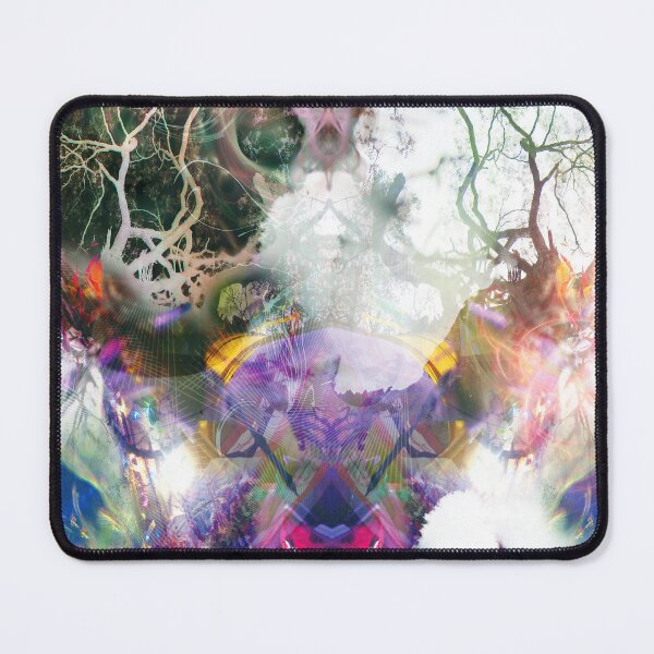 Item preview, Mesmerize purple digital art botanical eco herbal organic trippy psychedelic leafy mother nature earth art designed and sold by MisprintArt.