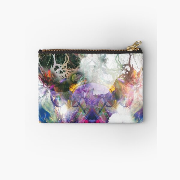 Item preview, Mesmerize purple digital art botanical eco herbal organic trippy psychedelic leafy mother nature earth art designed and sold by MisprintArt.