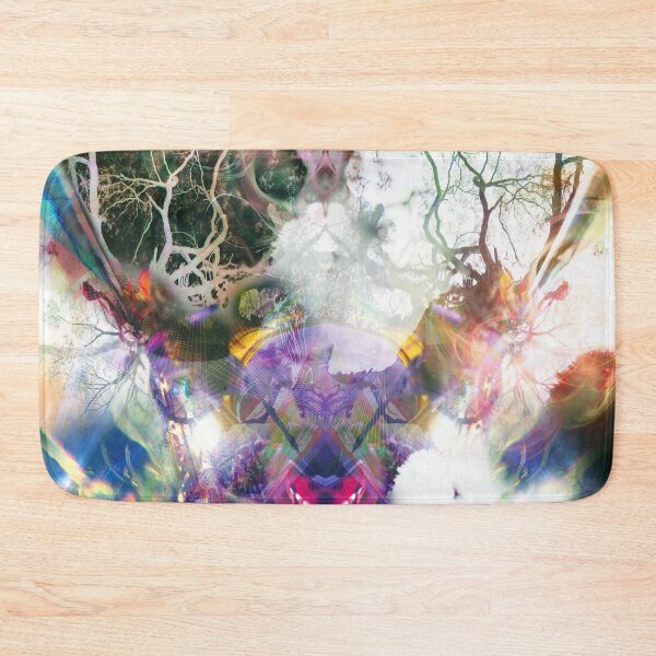 Item preview, Mesmerize purple digital art botanical eco herbal organic trippy psychedelic leafy mother nature earth art designed and sold by MisprintArt.