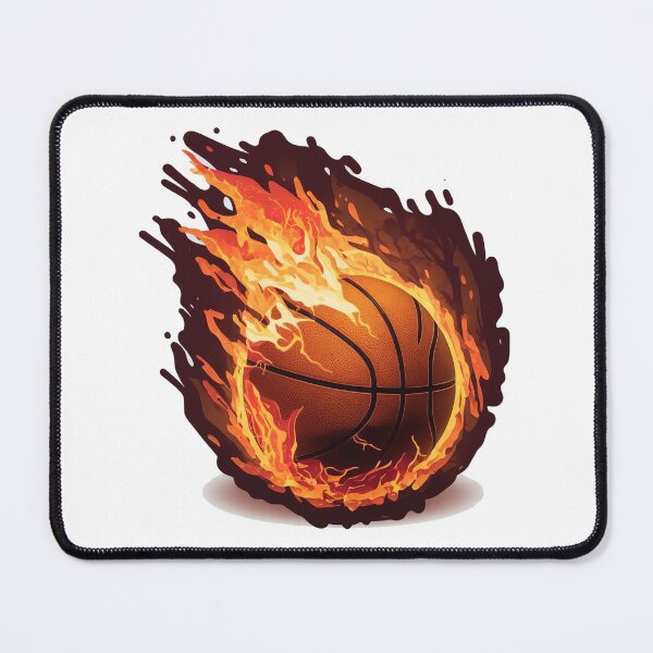 Item preview, Fire basketball designed and sold by StickerSector.