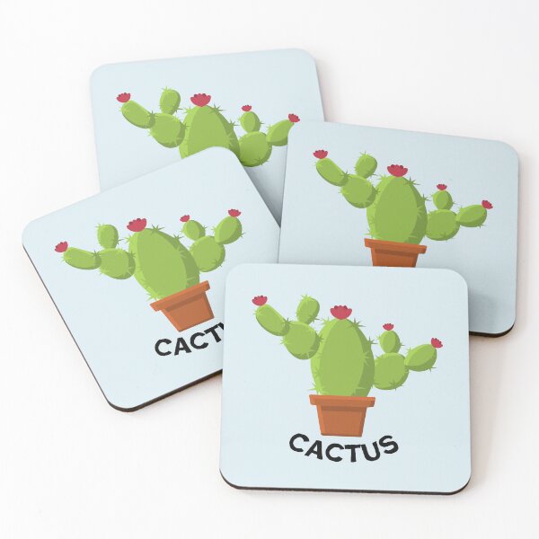Item preview, Super Cute Cool Cactus con título designed and sold by GoodJobLola.