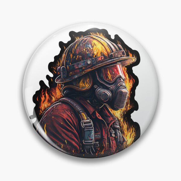 Item preview, Firefighter designed and sold by StickerSector.